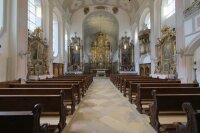 Innenaufnahme Pfarrkirche Bernried